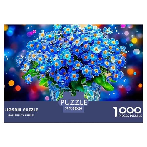 Blaue Blumen 1000-teilige Puzzles EIN Herausforderndes Rätsel, Gorgeous Flowers Puzzles Für Erwachsene Lernspiel Herausforderungsspielzeug Kinder38x26cm/1000pcs Blaue Blumen 1000-teilige Puzzles EIN Herausforderndes Rätsel, Gorgeous Flowers Puzzles Für Erwachsene Lernspiel Herausforderungsspielzeug Kinder38x26cm/1000pcs von JCOUSDAEO