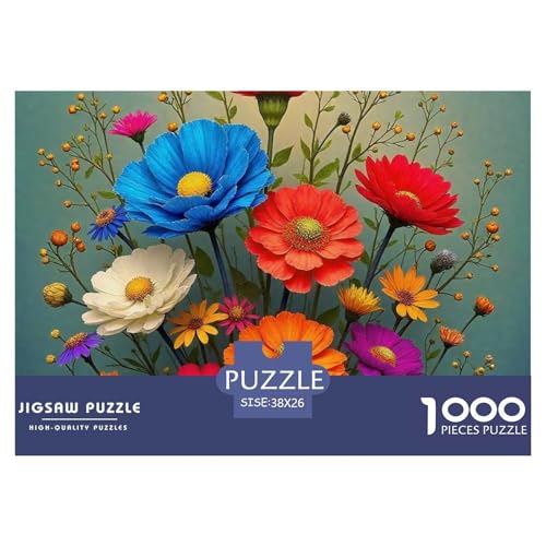Blaue Blumen Puzzle 1000 Teile EIN Herausforderndes Rätsel, Gorgeous Flowers Geschicklichkeitsspiel Für Die Ganze Familie, Erwachsenenpuzzle 38x26cm/1000pcs Blaue Blumen Puzzle 1000 Teile EIN Herausforderndes Rätsel, Gorgeous Flowers Geschicklichkeitsspiel Für Die Ganze Familie, Erwachsenenpuzzle 38x26cm/1000pcs von JCOUSDAEO