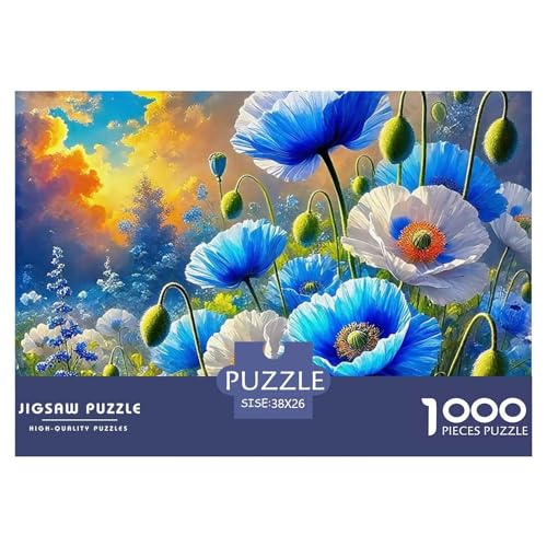Blaue Blumen Puzzle 1000 Teile Klassische Puzzles Schwer Für Erwachsene Und Kinder Gorgeous Flowers Puzzles Für Erwachsene Lernspiel Herausforderungsspielzeug Erwachsenenpuzzle 38x26cm/100 Blaue Blumen Puzzle 1000 Teile Klassische Puzzles Schwer Für Erwachsene Und Kinder Gorgeous Flowers Puzzles Für Erwachsene Lernspiel Herausforderungsspielzeug Erwachsenenpuzzle 38x26cm/100 von JCOUSDAEO