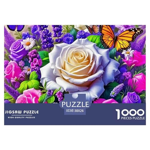 Blaue Blumen Puzzle 1000 Teile Klassische Puzzles Schwer Für Erwachsene Und Kinder Gorgeous Flowers Puzzles Für Erwachsene Lernspiel Herausforderungsspielzeug Erwachsenenpuzzle 38x26cm/100 Blaue Blumen Puzzle 1000 Teile Klassische Puzzles Schwer Für Erwachsene Und Kinder Gorgeous Flowers Puzzles Für Erwachsene Lernspiel Herausforderungsspielzeug Erwachsenenpuzzle 38x26cm/100 von JCOUSDAEO