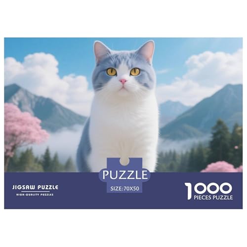Britische Kurzhaare Puzzle 1000 Pieces Puzzle for Men and Women Hübsches Haustierkatzen Puzzles for Adults and Children Gifts for Women, Gifts for Men for Children from 14 Years70x50cm/1000pcs Britische Kurzhaare Puzzle 1000 Pieces Puzzle for Men and Women Hübsches Haustierkatzen Puzzles for Adults and Children Gifts for Women, Gifts for Men for Children from 14 Years70x50cm/1000pcs von JCOUSDAEO
