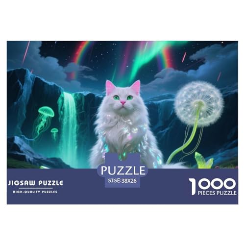 Britische Longhair 1000 Piece Puzzle A Challenging Puzzle Niedliche Katze Puzzles for Adults and Children Gifts for Women, Gifts for Men for Children from 14 Years38x26cm/1000pcs von JCOUSDAEO