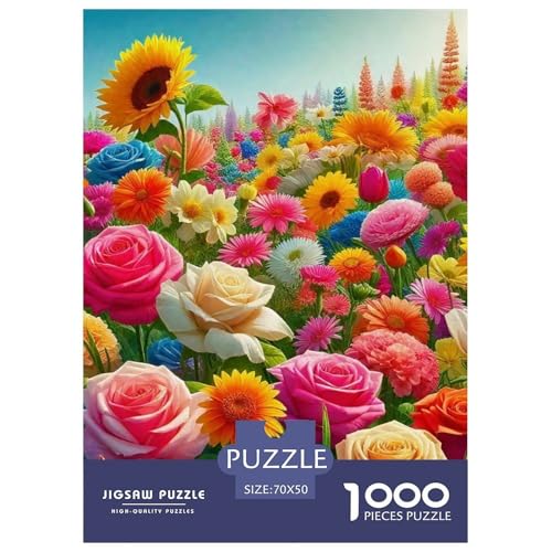 Bunte Blumen 1000 Teile Puzzle Farbenfrohes Puzzle Für Erwachsene Und Kinder Bezaubernde Blumen Geschicklichkeitsspiel Für Die Ganze Familie,buntes Legespiel Erwachsenenpuzzle70x50cm/1000pcs Bunte Blumen 1000 Teile Puzzle Farbenfrohes Puzzle Für Erwachsene Und Kinder Bezaubernde Blumen Geschicklichkeitsspiel Für Die Ganze Familie,buntes Legespiel Erwachsenenpuzzle70x50cm/1000pcs von JCOUSDAEO