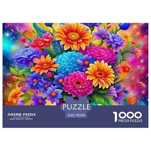 Bunte Blumen 1000 Teile Puzzle Farbenfrohes Puzzle Für Erwachsene Und Kinder Enchanting Flowers Geschenke Für Frauen,Geschenke Für Männer 1000-teilige Puzzles70x50cm/1000pcs Bunte Blumen 1000 Teile Puzzle Farbenfrohes Puzzle Für Erwachsene Und Kinder Enchanting Flowers Geschenke Für Frauen,Geschenke Für Männer 1000-teilige Puzzles70x50cm/1000pcs von JCOUSDAEO