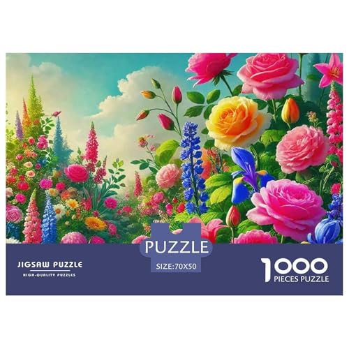 Bunte Blumen 1000 Teile Puzzle Farbenfrohes Puzzle Für Erwachsene Und Kinder Enchanting Flowers Geschicklichkeitsspiel Für Die Ganze Familie, Erwachsenenpuzzle 70x50cm/ Bunte Blumen 1000 Teile Puzzle Farbenfrohes Puzzle Für Erwachsene Und Kinder Enchanting Flowers Geschicklichkeitsspiel Für Die Ganze Familie, Erwachsenenpuzzle 70x50cm/ von JCOUSDAEO