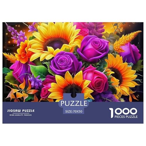 Bunte Blumen 1000 Teile Puzzle Farbenfrohes Puzzle Für Erwachsene Und Kinder Enchanting Flowers Puzzles Für Erwachsene Lernspiel Herausforderungsspielzeug Erwachsenenpuzzle 70x50cm/100 Bunte Blumen 1000 Teile Puzzle Farbenfrohes Puzzle Für Erwachsene Und Kinder Enchanting Flowers Puzzles Für Erwachsene Lernspiel Herausforderungsspielzeug Erwachsenenpuzzle 70x50cm/100 von JCOUSDAEO