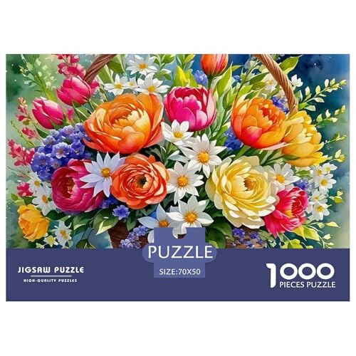 Bunte Blumen 1000 Teile Puzzle Farbenfrohes Puzzle Für Erwachsene Und Kinder Enchanting Flowers Puzzles Für Erwachsene Lernspiel Herausforderungsspielzeug Erwachsenenpuzzle 70x50cm/100 Bunte Blumen 1000 Teile Puzzle Farbenfrohes Puzzle Für Erwachsene Und Kinder Enchanting Flowers Puzzles Für Erwachsene Lernspiel Herausforderungsspielzeug Erwachsenenpuzzle 70x50cm/100 von JCOUSDAEO