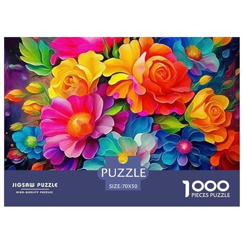 Bunte Blumen 1000 Teile Puzzle Klassische Puzzles Schwer Für Erwachsene Und Kinder Enchanting Flowers Geschenke Für Frauen,Geschenke Für Männer 1000-teilige Puzzles70x50cm/1000pcs Bunte Blumen 1000 Teile Puzzle Klassische Puzzles Schwer Für Erwachsene Und Kinder Enchanting Flowers Geschenke Für Frauen,Geschenke Für Männer 1000-teilige Puzzles70x50cm/1000pcs von JCOUSDAEO
