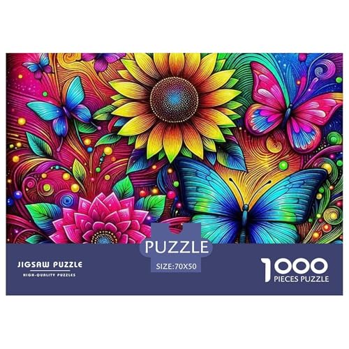 Bunte Blumen 1000 Teile Puzzle Klassische Puzzles Schwer Für Erwachsene Und Kinder Enchanting Flowers Geschicklichkeitsspiel Für Die Ganze Familie, 1000-teilige Puzzles70x50cm/1000 Bunte Blumen 1000 Teile Puzzle Klassische Puzzles Schwer Für Erwachsene Und Kinder Enchanting Flowers Geschicklichkeitsspiel Für Die Ganze Familie, 1000-teilige Puzzles70x50cm/1000 von JCOUSDAEO