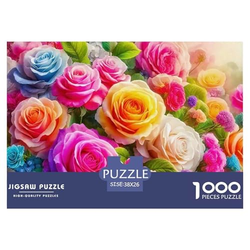 Bunte Blumen 1000-teilige Puzzles EIN Herausforderndes Rätsel, Enchanting Flowers Puzzles Für Erwachsene Lernspiel Herausforderungsspielzeug Erwachsenenpuzzle 38x26cm/1000pcs Bunte Blumen 1000-teilige Puzzles EIN Herausforderndes Rätsel, Enchanting Flowers Puzzles Für Erwachsene Lernspiel Herausforderungsspielzeug Erwachsenenpuzzle 38x26cm/1000pcs von JCOUSDAEO