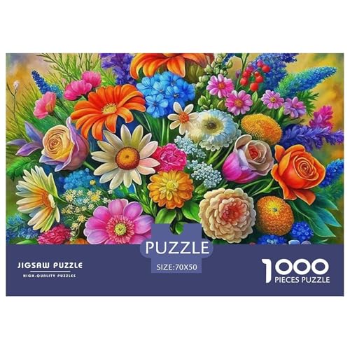 Bunte Blumen Puzzle 1000 Teile EIN Herausforderndes Rätsel, Enchanting Flowers Geschenke Für Frauen,Geschenke Für Männer Erwachsenenpuzzle 70x50cm/1000pcs Bunte Blumen Puzzle 1000 Teile EIN Herausforderndes Rätsel, Enchanting Flowers Geschenke Für Frauen,Geschenke Für Männer Erwachsenenpuzzle 70x50cm/1000pcs von JCOUSDAEO