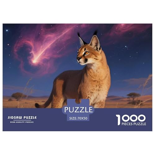 Caracal 1000 Piece Puzzle Puzzle for Men and Women Niedliche Katze Puzzle Games for The Whole Family Colourful Toy for Children from 8-12 Years for Older Children70x50cm/1000pcs Caracal 1000 Piece Puzzle Puzzle for Men and Women Niedliche Katze Puzzle Games for The Whole Family Colourful Toy for Children from 8-12 Years for Older Children70x50cm/1000pcs von JCOUSDAEO
