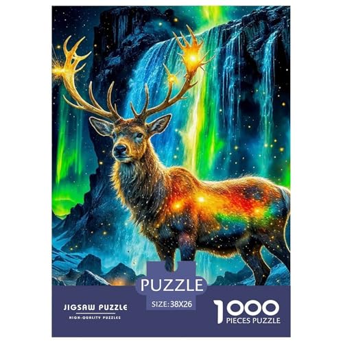 Charmantes Hirsch 1000 Teile Puzzle EIN Herausforderndes Rätsel, Awesome Animals Geschenke Für Frauen,Geschenke Für Männer 1000-teilige Puzzles Kinder38x26cm/1000pcs Charmantes Hirsch 1000 Teile Puzzle EIN Herausforderndes Rätsel, Awesome Animals Geschenke Für Frauen,Geschenke Für Männer 1000-teilige Puzzles Kinder38x26cm/1000pcs von JCOUSDAEO