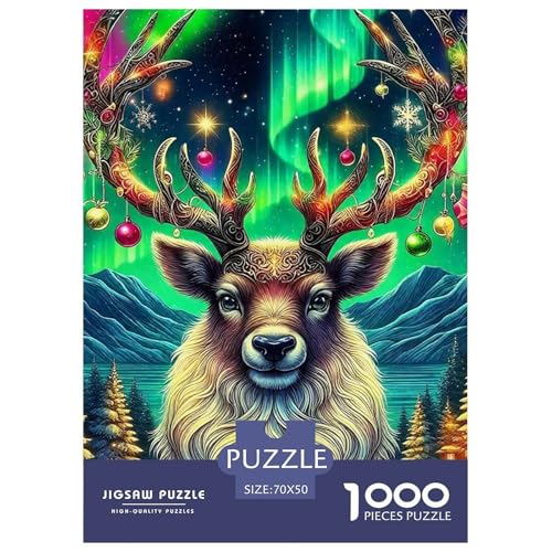 Charmantes Hirsch 1000-teilige Puzzles Klassische Puzzles Schwer Für Erwachsene Und Kinder Awesome Animals Puzzles Für Erwachsene Lernspiel Herausforderungsspielzeug70x50cm/1000pcs Charmantes Hirsch 1000-teilige Puzzles Klassische Puzzles Schwer Für Erwachsene Und Kinder Awesome Animals Puzzles Für Erwachsene Lernspiel Herausforderungsspielzeug70x50cm/1000pcs von JCOUSDAEO