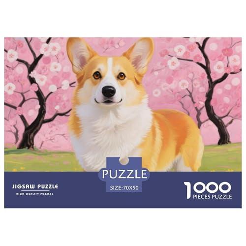Corgi 1000 Piece Puzzle A Challenging Puzzle niedlich Hund Puzzles for Adults Educational Game Challenge Toy Gifts for Women, Gifts for Men for Children from 14 Years70x50cm/1000pcs Corgi 1000 Piece Puzzle A Challenging Puzzle niedlich Hund Puzzles for Adults Educational Game Challenge Toy Gifts for Women, Gifts for Men for Children from 14 Years70x50cm/1000pcs von JCOUSDAEO