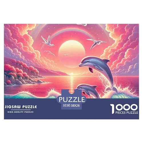 Delphin 1000-teilige Puzzles EIN Herausforderndes Rätsel, Intelligente Tiere Puzzles Für Erwachsene Lernspiel Herausforderungsspielzeug Erwachsenenpuzzle Ab 14 Jahren38x26cm/1000pcs Delphin 1000-teilige Puzzles EIN Herausforderndes Rätsel, Intelligente Tiere Puzzles Für Erwachsene Lernspiel Herausforderungsspielzeug Erwachsenenpuzzle Ab 14 Jahren38x26cm/1000pcs von JCOUSDAEO