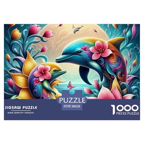 Delphin 1000-teilige Puzzles EIN Herausforderndes Rätsel, Intelligente Tiere Puzzles Für Erwachsene Lernspiel Herausforderungsspielzeug Erwachsenenpuzzle Ab 14 Jahren38x26cm/1000pcs Delphin 1000-teilige Puzzles EIN Herausforderndes Rätsel, Intelligente Tiere Puzzles Für Erwachsene Lernspiel Herausforderungsspielzeug Erwachsenenpuzzle Ab 14 Jahren38x26cm/1000pcs von JCOUSDAEO