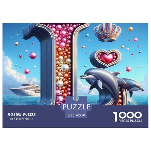 Delphin 1000-teilige Puzzles EIN Herausforderndes Rätsel, Intelligente Tiere Puzzles Für Erwachsene Lernspiel Herausforderungsspielzeug Erwachsenenpuzzle Ab 14 Jahren70x50cm/1000pcs Delphin 1000-teilige Puzzles EIN Herausforderndes Rätsel, Intelligente Tiere Puzzles Für Erwachsene Lernspiel Herausforderungsspielzeug Erwachsenenpuzzle Ab 14 Jahren70x50cm/1000pcs von JCOUSDAEO