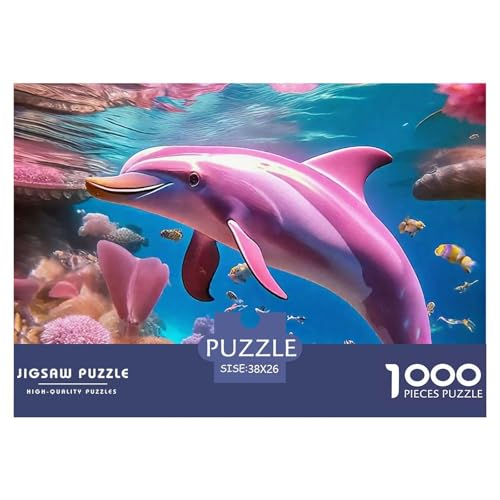 Delphin 1000-teilige Puzzles EIN Herausforderndes Rätsel, Intelligente Tiere Puzzles Für Erwachsene Lernspiel Herausforderungsspielzeug Kinder38x26cm/1000pcs Delphin 1000-teilige Puzzles EIN Herausforderndes Rätsel, Intelligente Tiere Puzzles Für Erwachsene Lernspiel Herausforderungsspielzeug Kinder38x26cm/1000pcs von JCOUSDAEO