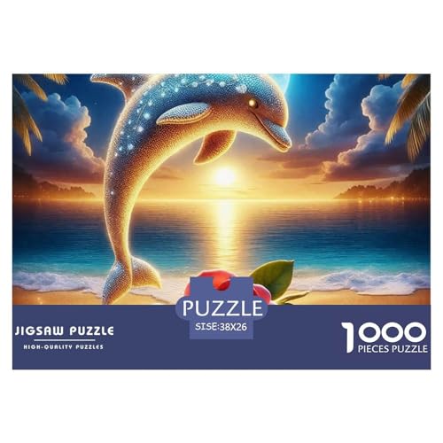 Delphin 1000-teilige Puzzles EIN Herausforderndes Rätsel, Intelligente Tiere Puzzles Für Erwachsene Lernspiel Herausforderungsspielzeug Kinder38x26cm/1000pcs Delphin 1000-teilige Puzzles EIN Herausforderndes Rätsel, Intelligente Tiere Puzzles Für Erwachsene Lernspiel Herausforderungsspielzeug Kinder38x26cm/1000pcs von JCOUSDAEO
