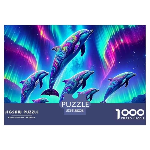 Delphin 1000-teilige Puzzles EIN Herausforderndes Rätsel, Intelligente Tiere Puzzles Für Erwachsene Lernspiel Herausforderungsspielzeug Kinder38x26cm/1000pcs Delphin 1000-teilige Puzzles EIN Herausforderndes Rätsel, Intelligente Tiere Puzzles Für Erwachsene Lernspiel Herausforderungsspielzeug Kinder38x26cm/1000pcs von JCOUSDAEO