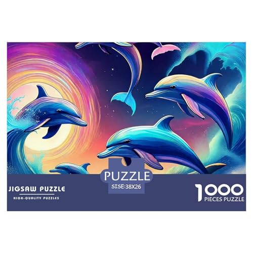 Delphin Puzzle 1000 Teile Klassische Puzzles Schwer Für Erwachsene Und Kinder Intelligente Tiere Geschenke Für Frauen,Geschenke Für Männer 1000-teilige Puzzles38x26cm/1000pcs Delphin Puzzle 1000 Teile Klassische Puzzles Schwer Für Erwachsene Und Kinder Intelligente Tiere Geschenke Für Frauen,Geschenke Für Männer 1000-teilige Puzzles38x26cm/1000pcs von JCOUSDAEO