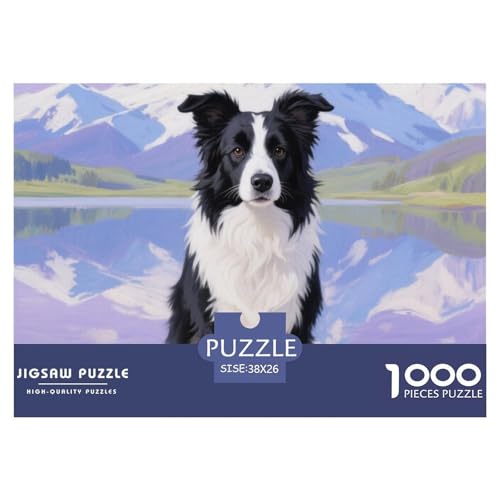 Der Border Collie 1000 Piece Puzzle A Challenging Puzzle Haustier Hund Puzzles for Adults Educational Game Challenge Toy Gifts for Women, Gifts for Men for Children from 14 Years38x26cm/1000pcs Der Border Collie 1000 Piece Puzzle A Challenging Puzzle Haustier Hund Puzzles for Adults Educational Game Challenge Toy Gifts for Women, Gifts for Men for Children from 14 Years38x26cm/1000pcs von JCOUSDAEO