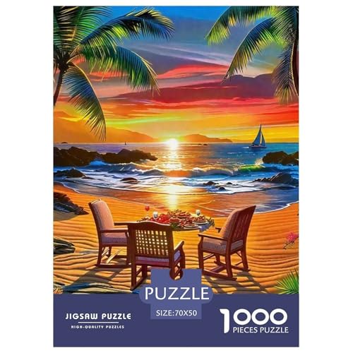EIN gemütlicher Sommertag 1000 Teile Puzzle Farbenfrohes Puzzle Für Erwachsene Und Kinder A Dreamy Beach Geschicklichkeitsspiel Für Die Ganze Familie, 1000-teilige Puzzles70x50cm/1000pcs EIN gemütlicher Sommertag 1000 Teile Puzzle Farbenfrohes Puzzle Für Erwachsene Und Kinder A Dreamy Beach Geschicklichkeitsspiel Für Die Ganze Familie, 1000-teilige Puzzles70x50cm/1000pcs von JCOUSDAEO