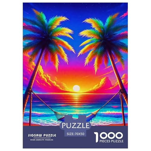 EIN gemütlicher Sommertag 1000-teilige Puzzles EIN Herausforderndes Rätsel, A Dreamy Beach Puzzles Für Erwachsene Lernspiel Herausforderungsspielzeug Erwachsenenpuzzle 70x50cm/1000pcs EIN gemütlicher Sommertag 1000-teilige Puzzles EIN Herausforderndes Rätsel, A Dreamy Beach Puzzles Für Erwachsene Lernspiel Herausforderungsspielzeug Erwachsenenpuzzle 70x50cm/1000pcs von JCOUSDAEO