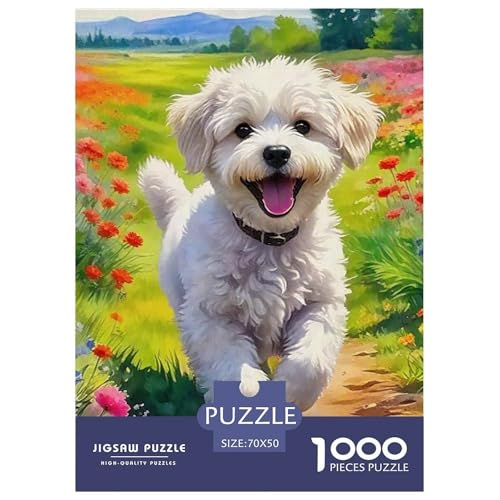 Ein fröhlicher Welpe Puzzle 1000 Pieces A Challenging Puzzle Haustierhund Puzzles for Adults Educational Game Challenge Toy Colourful Toy for Children from 8-12 Years for Older Children70x50cm/1000pcs Ein fröhlicher Welpe Puzzle 1000 Pieces A Challenging Puzzle Haustierhund Puzzles for Adults Educational Game Challenge Toy Colourful Toy for Children from 8-12 Years for Older Children70x50cm/1000pcs von JCOUSDAEO