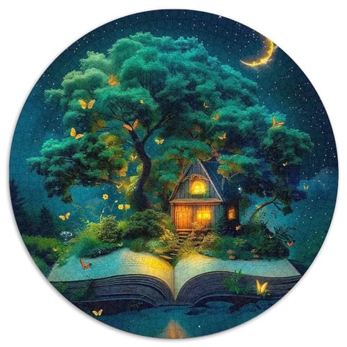 Eine Bezaubernde Landschaft 1000 Jigsaw Puzzles Creative Gifts EIN schönes Haus Round Jigsaw Educational Stress Relieving Toy Adult Sophisticated for Teenagers and Adults1000pcs (67.5x67.5cm) von JCOUSDAEO