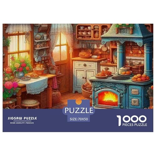 Eine gemütliche Küche 1000 Teile Puzzle Klassische Puzzles Schwer Für Erwachsene Und Kinder A Cozy Room Geschicklichkeitsspiel Für Die Ganze Familie, Erwachsenenpuzzle 70x50cm/100 Eine gemütliche Küche 1000 Teile Puzzle Klassische Puzzles Schwer Für Erwachsene Und Kinder A Cozy Room Geschicklichkeitsspiel Für Die Ganze Familie, Erwachsenenpuzzle 70x50cm/100 von JCOUSDAEO