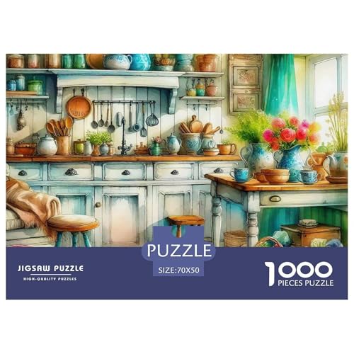 Eine gemütliche Küche 1000-teilige Puzzles EIN Herausforderndes Rätsel, A Cozy Room Geschicklichkeitsspiel Für Die Ganze Familie, Erwachsenenpuzzle 70x50cm/1000pcs Eine gemütliche Küche 1000-teilige Puzzles EIN Herausforderndes Rätsel, A Cozy Room Geschicklichkeitsspiel Für Die Ganze Familie, Erwachsenenpuzzle 70x50cm/1000pcs von JCOUSDAEO