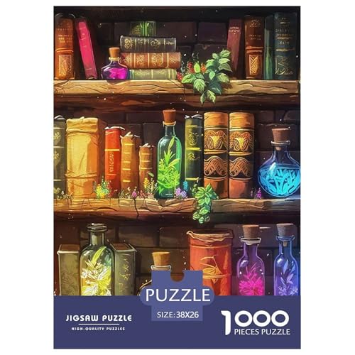 Eine gemütliche Küche 1000-teilige Puzzles Farbenfrohes Puzzle Für Erwachsene Und Kinder A Cozy Room Geschicklichkeitsspiel Für Die Ganze Familie, 38x26cm/1000pcs von JCOUSDAEO