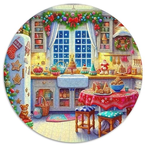 Eine gemütliche Küche 1000Jigsaws Presents EIN gemütliches Zimmer Round Jigsaw Educational Stress Relieving Toy Adult Sophisticated for Adults & Children1000pcs (67.5x67.5cm) von JCOUSDAEO