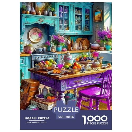 Eine gemütliche Küche Puzzle 1000 Teile Klassische Puzzles Schwer Für Erwachsene Und Kinder A Cozy Room Geschicklichkeitsspiel Für Die Ganze Familie, Erwachsenenpuzzle 38x26cm/100 Eine gemütliche Küche Puzzle 1000 Teile Klassische Puzzles Schwer Für Erwachsene Und Kinder A Cozy Room Geschicklichkeitsspiel Für Die Ganze Familie, Erwachsenenpuzzle 38x26cm/100 von JCOUSDAEO