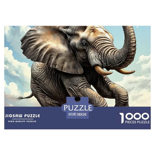 Elefanten 1000 Teile Puzzle EIN Herausforderndes Rätsel, Mächtige Tiere Puzzles Für Erwachsene Lernspiel Herausforderungsspielzeug Erwachsenenpuzzle38x26cm/1000pcs Elefanten 1000 Teile Puzzle EIN Herausforderndes Rätsel, Mächtige Tiere Puzzles Für Erwachsene Lernspiel Herausforderungsspielzeug Erwachsenenpuzzle38x26cm/1000pcs von JCOUSDAEO