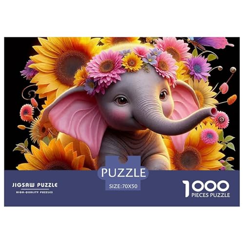 Elefanten 1000 Teile Puzzle EIN Herausforderndes Rätsel, Mächtige Tiere Puzzles Für Erwachsene Lernspiel Herausforderungsspielzeug Erwachsenenpuzzle70x50cm/1000pcs Elefanten 1000 Teile Puzzle EIN Herausforderndes Rätsel, Mächtige Tiere Puzzles Für Erwachsene Lernspiel Herausforderungsspielzeug Erwachsenenpuzzle70x50cm/1000pcs von JCOUSDAEO