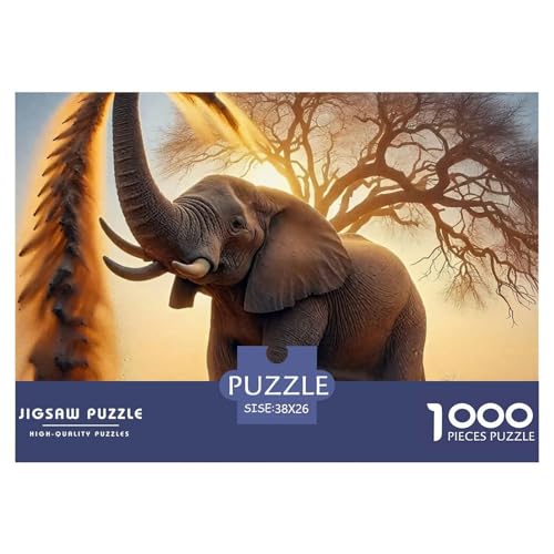 Elefanten Puzzle 1000 Teile EIN Herausforderndes Rätsel, Mächtige Tiere Geschicklichkeitsspiel Für Die Ganze Familie Erwachsenenpuzzle Ab 14 Jahren38x26cm/1000pcs Elefanten Puzzle 1000 Teile EIN Herausforderndes Rätsel, Mächtige Tiere Geschicklichkeitsspiel Für Die Ganze Familie Erwachsenenpuzzle Ab 14 Jahren38x26cm/1000pcs von JCOUSDAEO