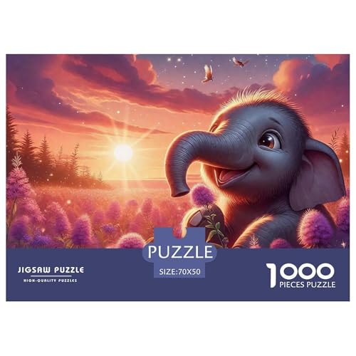 Elefanten Puzzle 1000 Teile EIN Herausforderndes Rätsel, Mächtige Tiere Geschicklichkeitsspiel Für Die Ganze Familie Erwachsenenpuzzle Ab 14 Jahren70x50cm/1000pcs Elefanten Puzzle 1000 Teile EIN Herausforderndes Rätsel, Mächtige Tiere Geschicklichkeitsspiel Für Die Ganze Familie Erwachsenenpuzzle Ab 14 Jahren70x50cm/1000pcs von JCOUSDAEO