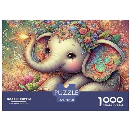 Elefanten Puzzle 1000 Teile EIN Herausforderndes Rätsel, Mächtige Tiere Puzzles Für Erwachsene Lernspiel Erwachsenenpuzzle Ab 14 Jahren70x50cm/1000pcs Elefanten Puzzle 1000 Teile EIN Herausforderndes Rätsel, Mächtige Tiere Puzzles Für Erwachsene Lernspiel Erwachsenenpuzzle Ab 14 Jahren70x50cm/1000pcs von JCOUSDAEO