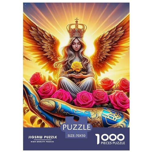 Engel Flügel 1000 Teile Puzzle EIN Herausforderndes Rätsel, EIN schönes Bein Puzzles Für Erwachsene Lernspiel Herausforderungsspielzeug Erwachsenenpuzzle70x50cm/1000pcs von JCOUSDAEO