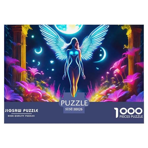 Engel Flügel 1000 Teile Puzzle EIN Herausforderndes Rätsel, EIN schönes Bein Puzzles Für Erwachsene Lernspiel1000-teilige Puzzles Kinder38x26cm/1000pcs von JCOUSDAEO