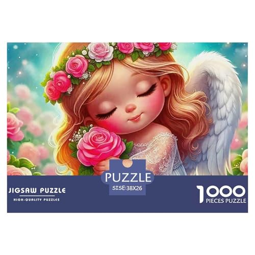 Engel Flügel 1000 Teile Puzzle Farbenfrohes Puzzle Für Erwachsene Und Kinder EIN schönes Bein Geschenke Für Frauen,Geschenke Für Männer 1000-teilige Puzzles38x26cm/1000pcs von JCOUSDAEO