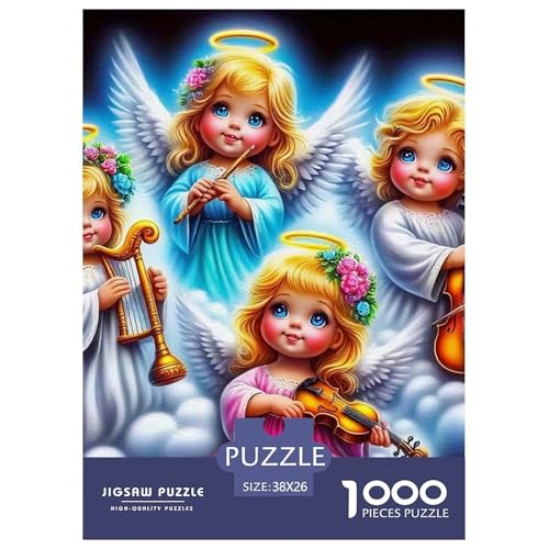 Engel Flügel 1000 Teile Puzzle Farbenfrohes Puzzle Für Erwachsene Und Kinder EIN schönes Bein Geschicklichkeitsspiel Für Die Ganze Familie,1000-teilige Puzzles38x26cm/1000pcs von JCOUSDAEO
