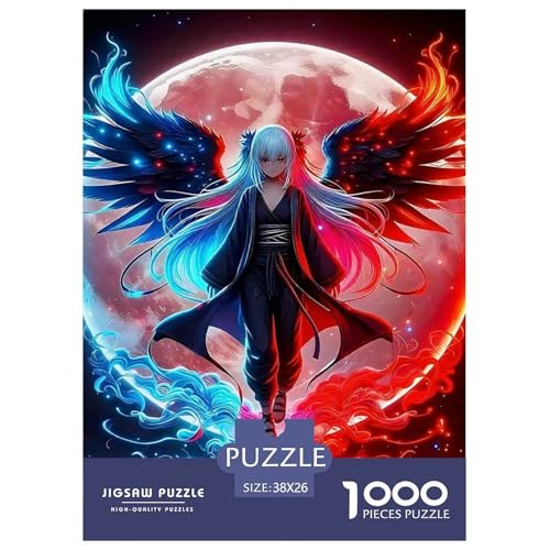 Engel Flügel 1000 Teile Puzzle Klassische Puzzles Schwer Für Erwachsene Und Kinder EIN schönes Bein Geschenke Für Frauen,Geschenke Für Männer 1000-teilige Puzzles38x26cm/1000pcs von JCOUSDAEO