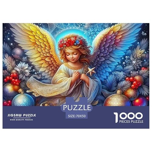 Engel Flügel 1000 Teile Puzzle Klassische Puzzles Schwer Für Erwachsene Und Kinder EIN schönes Bein Geschenke Für Frauen,Geschenke Für Männer 1000-teilige Puzzles70x50cm/1000pcs von JCOUSDAEO