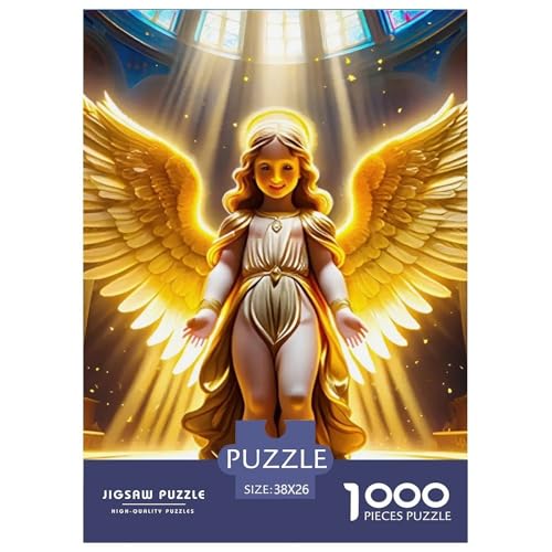 Engel Flügel 1000 Teile Puzzle Klassische Puzzles Schwer Für Erwachsene Und Kinder EIN schönes Bein Geschicklichkeitsspiel Für Die Ganze Familie,buntes Legespiel Erwachsenenpuzzle38x26cm/1000pcs von JCOUSDAEO