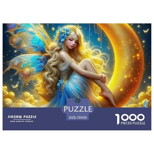 Engel Flügel 1000-teilige Puzzles EIN Herausforderndes Rätsel, EIN schönes Bein Geschenke Für Frauen,Geschenke Für Männer Kinder70x50cm/1000pcs von JCOUSDAEO