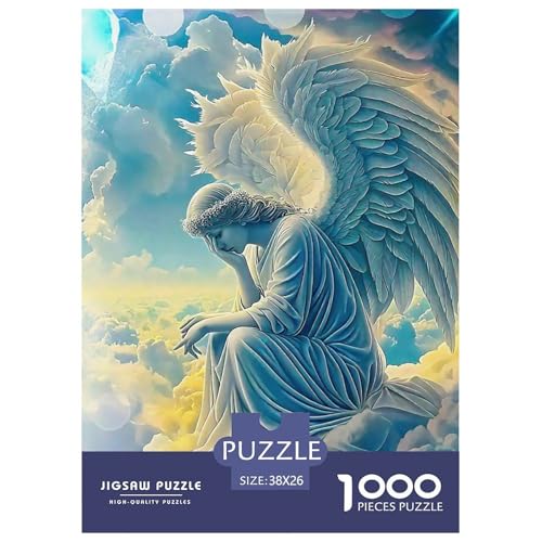 Engel Flügel 1000-teilige Puzzles Farbenfrohes Puzzle Für Erwachsene Und Kinder EIN schönes Bein Geschenke Für Frauen,Geschenke Für Männer Erwachsenenpuzzle Ab 14 Jahren38x26cm/1000pcs von JCOUSDAEO
